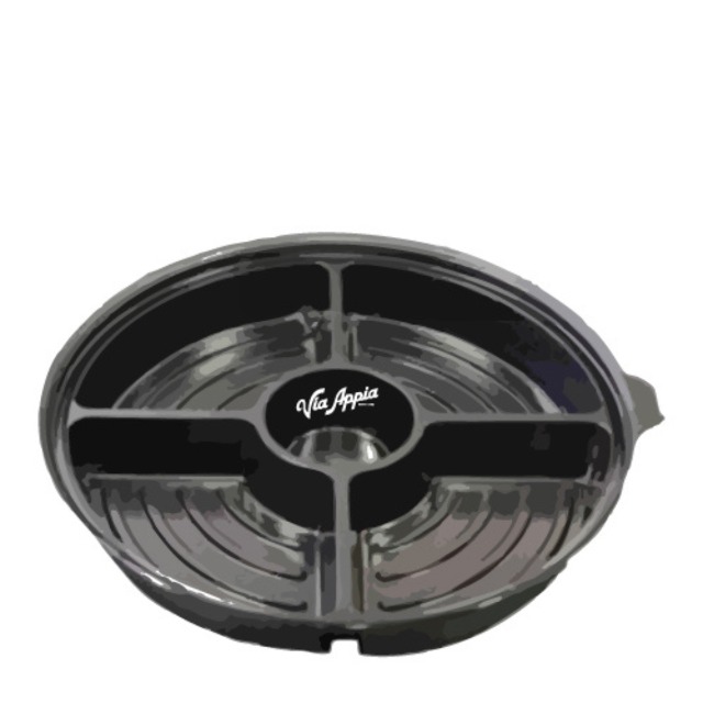 Bandeja 5 divisiones negra